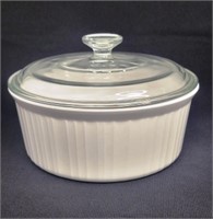Country French White Cookware Corning ware