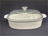 Country French White Cookware Corning ware