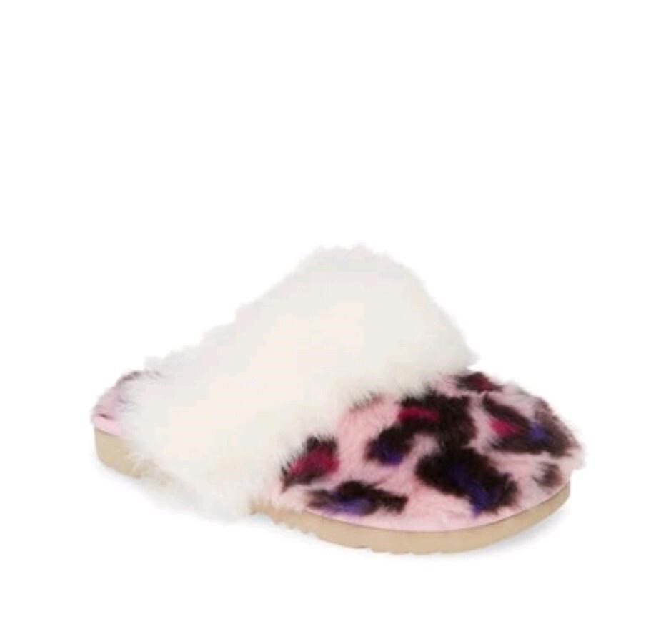 Girls UGG Cozy ll Pink Leopard