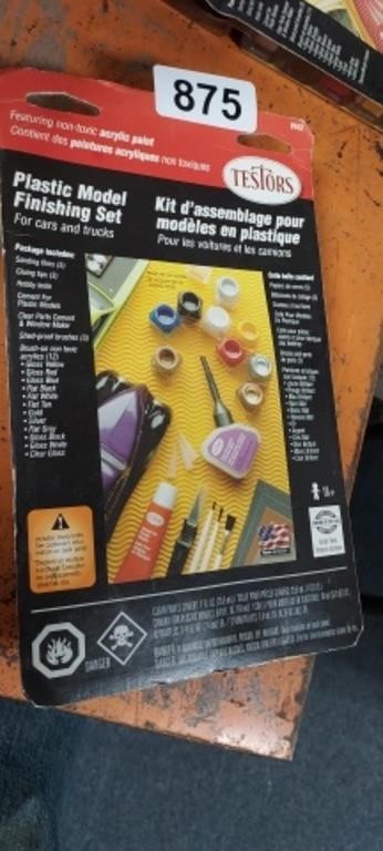 TESTERS , PLASTIC MODEL FINISHING KIT, NEW IN PACA