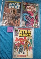346 - LOT OF 3 STAR WARS COMIC BOOKS (V18)