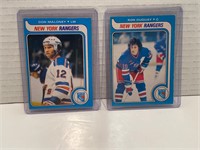 Don Maloney Rookie/ Ron Duguay 79/80 Cards