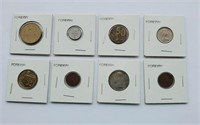 8 - Foreign Coins - Various