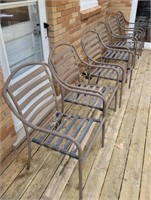 Patio chairs. 6ct
