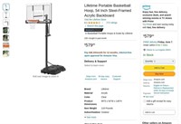 B5003  Lifetime Portable Basketball Hoop 54 Acry