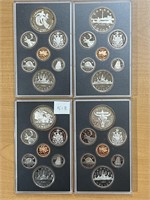 Cdn Double Dollar Coin Set -1981,1982, 1983, 1984