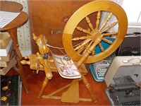 Ashford Made in New Zealand spinning flax wheel