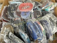 GROUP OF 100 NEW WESTERN HATBANDS