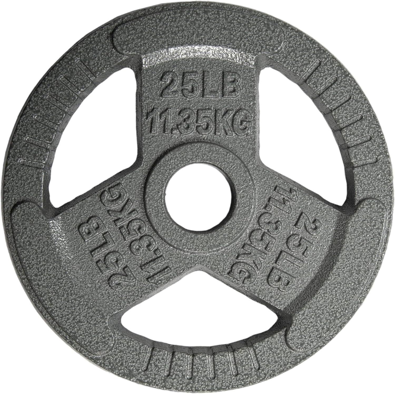 Yes4All Tri-Grip 25LBS Weight Plate (Gray)