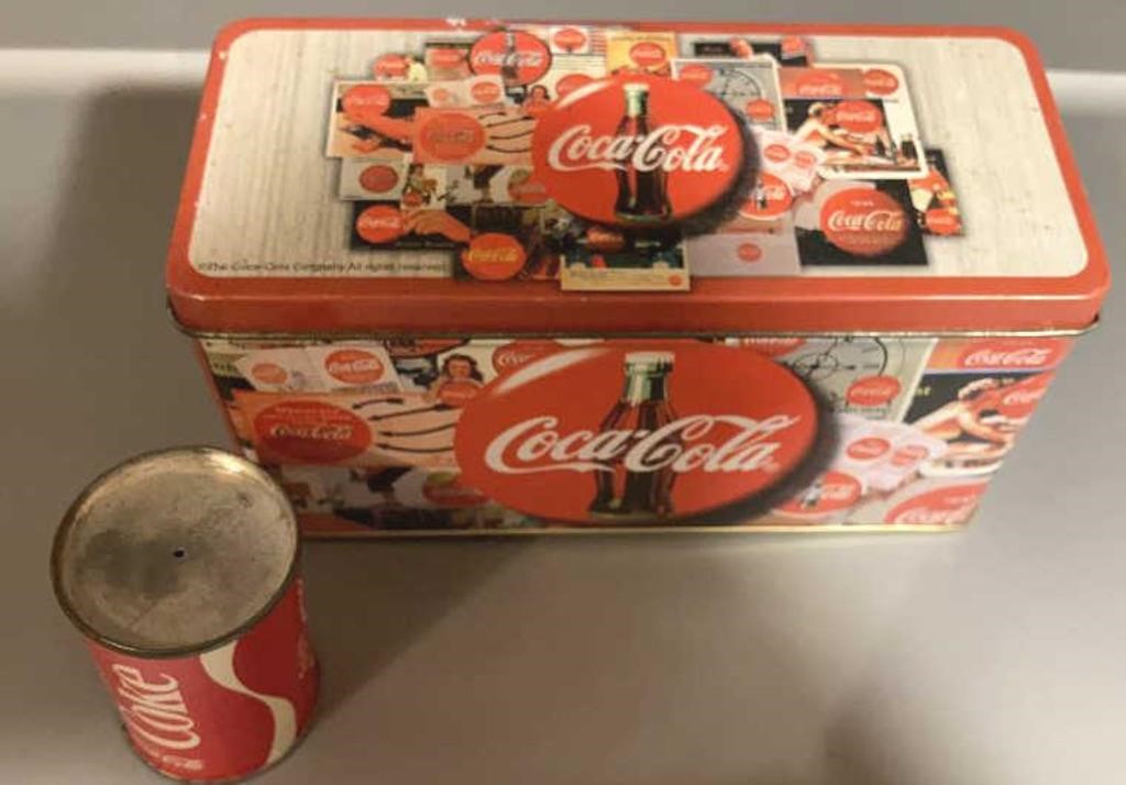 Mini 2 1/2" Coke Can + Coke Tin