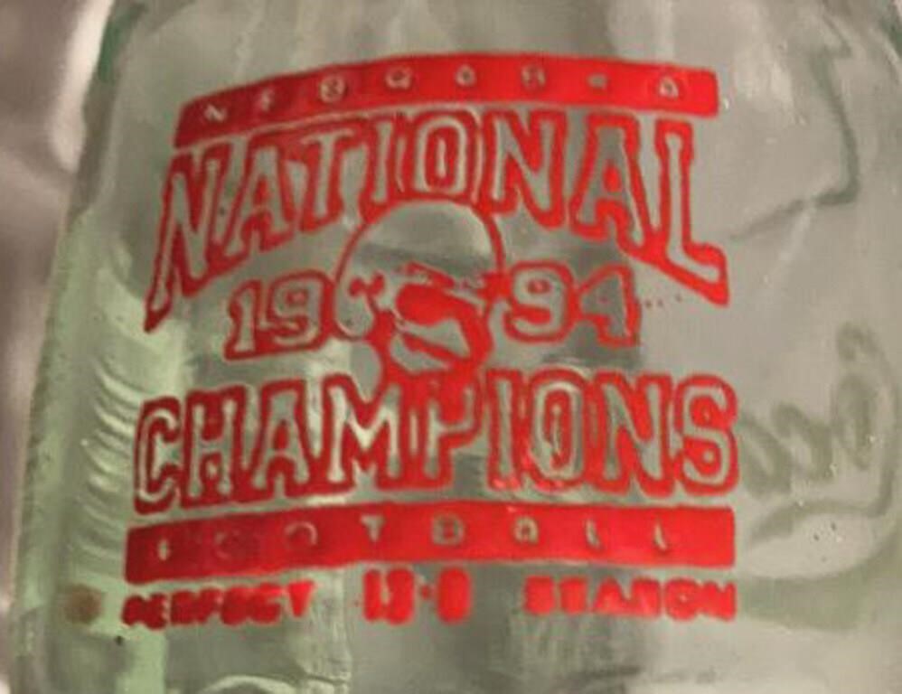 8 oz Coke Bottle Nebraska 1994 Championship