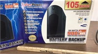 Battery backup  cyber power