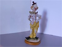 Figurine de clown en résine 13.5 pouces