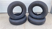 Set of 4 ST225 / 75R15 Trailer Tires