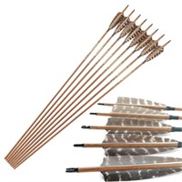 Archery Traditional Arrows 300 400 500 600 Spine