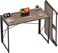 $73  Coavas Folding Desk  39.4 inch  Brown
