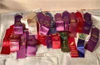 Mitchell and Clay County Fair Ribbons