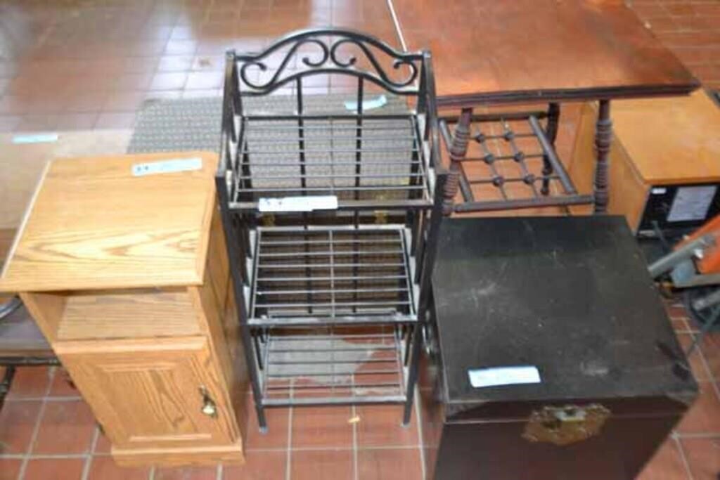 Small 3 Shelf Metal Rack