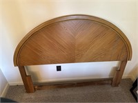 Queen/full size oak headboard