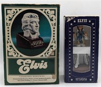 (VW) Elvis bust and figurine in boxes