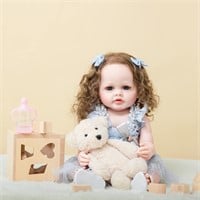 22 inch Realistic Reborn Baby Doll with Toy