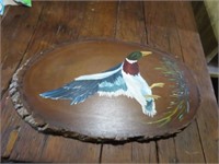 WOOD PAINTING DUCK