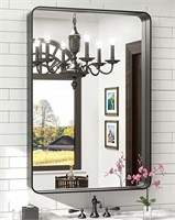 TokeShimi 24" x 36" Bathroom Black Mirror