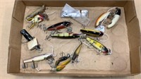 14 lures W&M, Pikie Minnow, Ding Bat, Creek Chub,