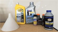 Garage Clean up Lot with Oil, Brake Fluid & More