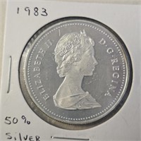 1983 Canadian Silver Dollar Proof