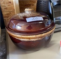 Large Hull Serving Dish With Lid