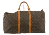 Louis Vuitton Monogram Keepall Handbag 50