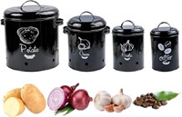 New Potato Onion Garlic Coffee Storage Bin with Li