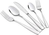 New HOMMP 60-Piece Stainless Steel Flatware Cutler