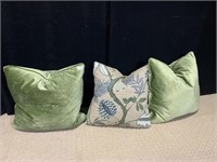 THREE DOWN FILLED PILLOWS