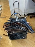 RACK FOR CLOTHES HANGERS WITH SHIRT HANGERS