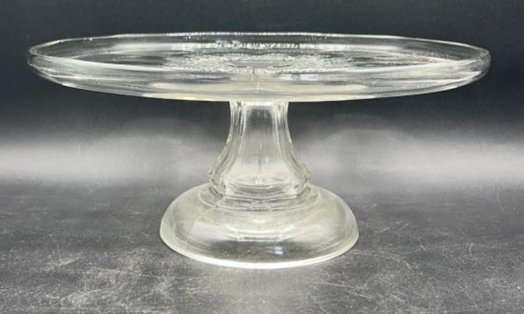 Cut Glass Cake Pedestal
