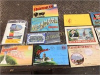 22 vintage pkgs of multiple post card sets