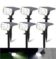 (USED) (Pack of 6)Solar Spot Lights Outdoor