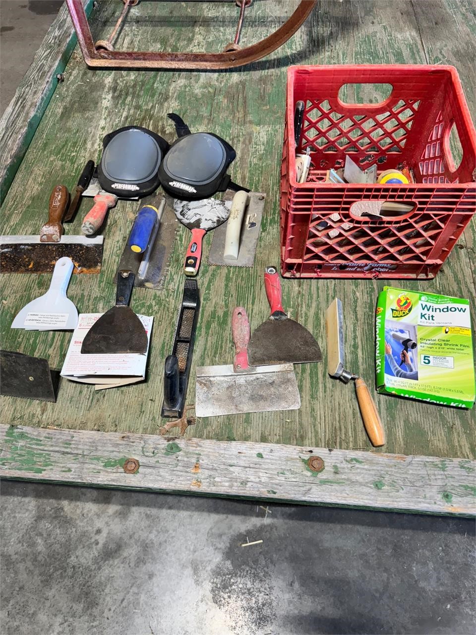 Masonry Tools, Knee Pads, Trowels, Window Kit