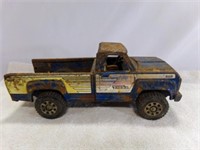 Vintage Blue Tonka Long Bed Pick Up Truck - Rusty