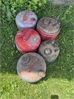 (5) Metal Gas Can Lot