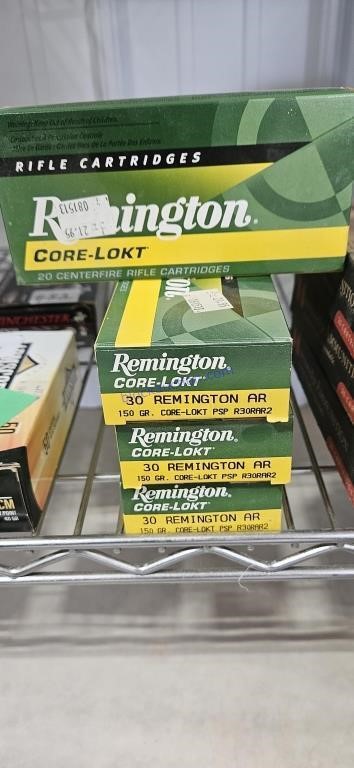 Remington core lokt
30 rem 150 brain
Qty 4