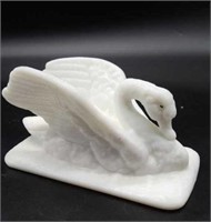 Milk Glass Swan Lid