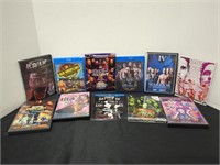 11 Wrestling and Escape DVDS - incl. Double or