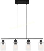 DESIGNERS FOUNTAIN 4-Light Pendant  Matte Black