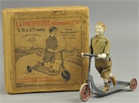 BOXED VICTOR BONNET "BOY ON SCOOTER"