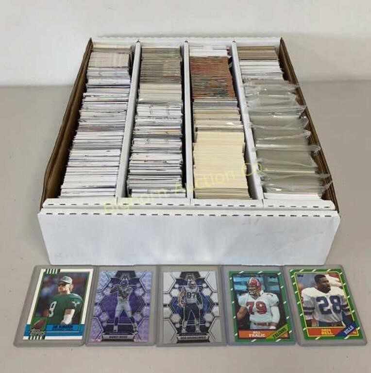 Football Card Collection w/ Team Sets Approx 3200
