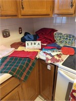To aprons, hot pads, dish towels