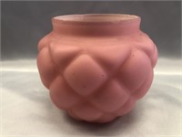 1880s PINK CONSOLIDATED GLASS BISCUIT JAR 5"